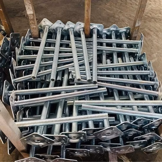 Ringlock Scaffolding Accessories Screw Base Jack Scaffold Solid Hollow Scaffolding Adjustable Base Jack